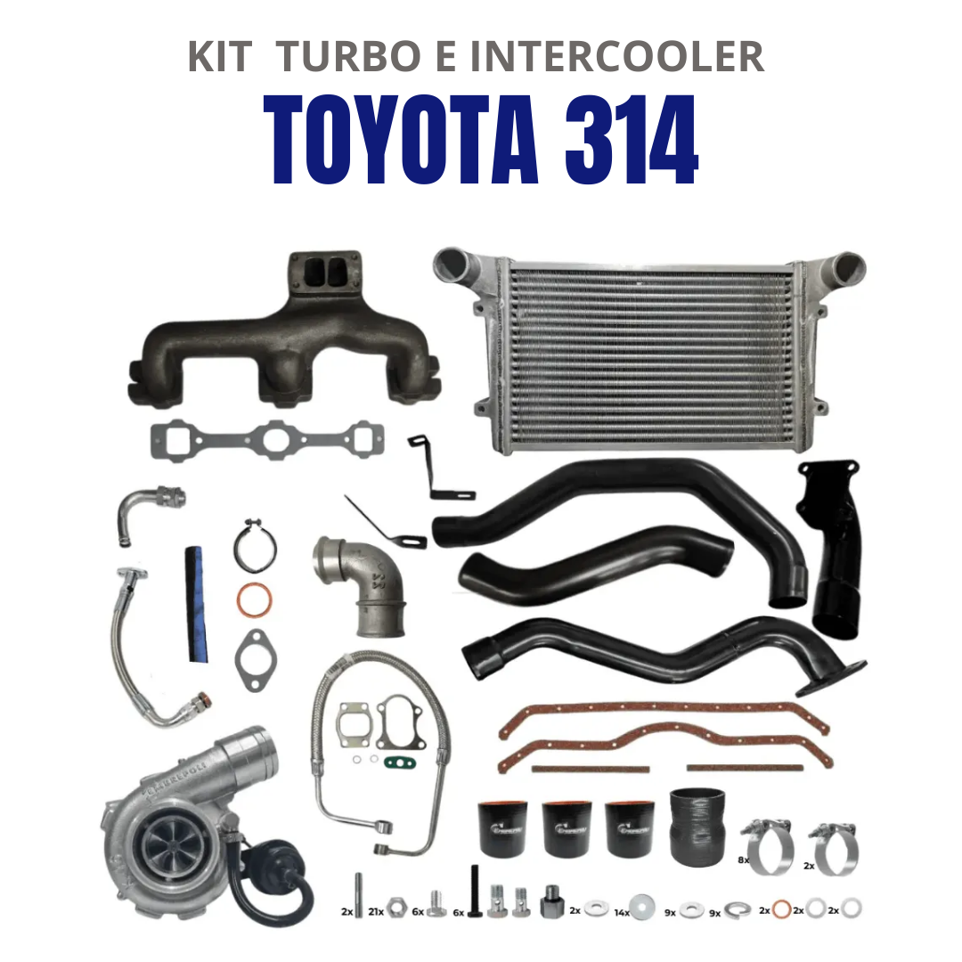 Kit Turbo Intercooler Bandeirante 314