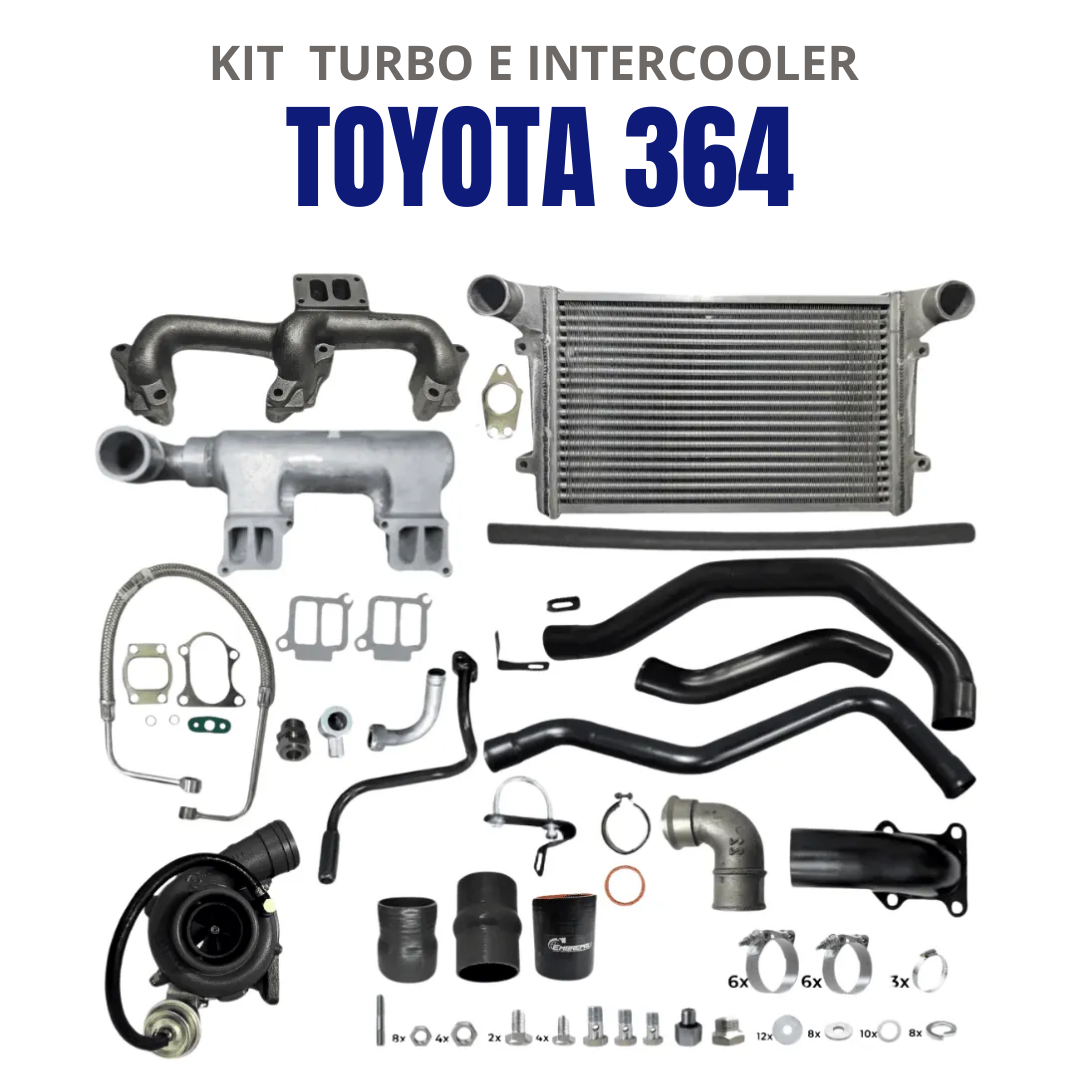 Kit Turbo Intercooler Bandeirante 364